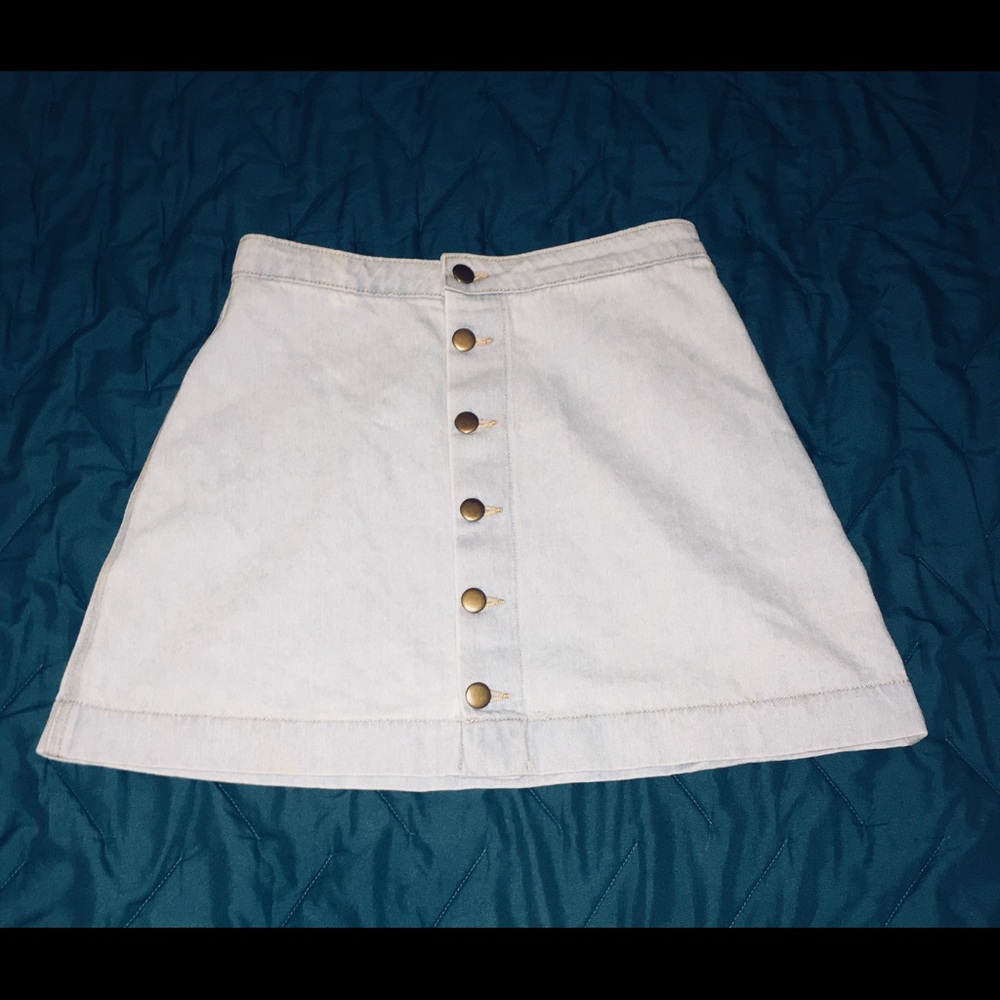American Apparel Button Up Skirt
